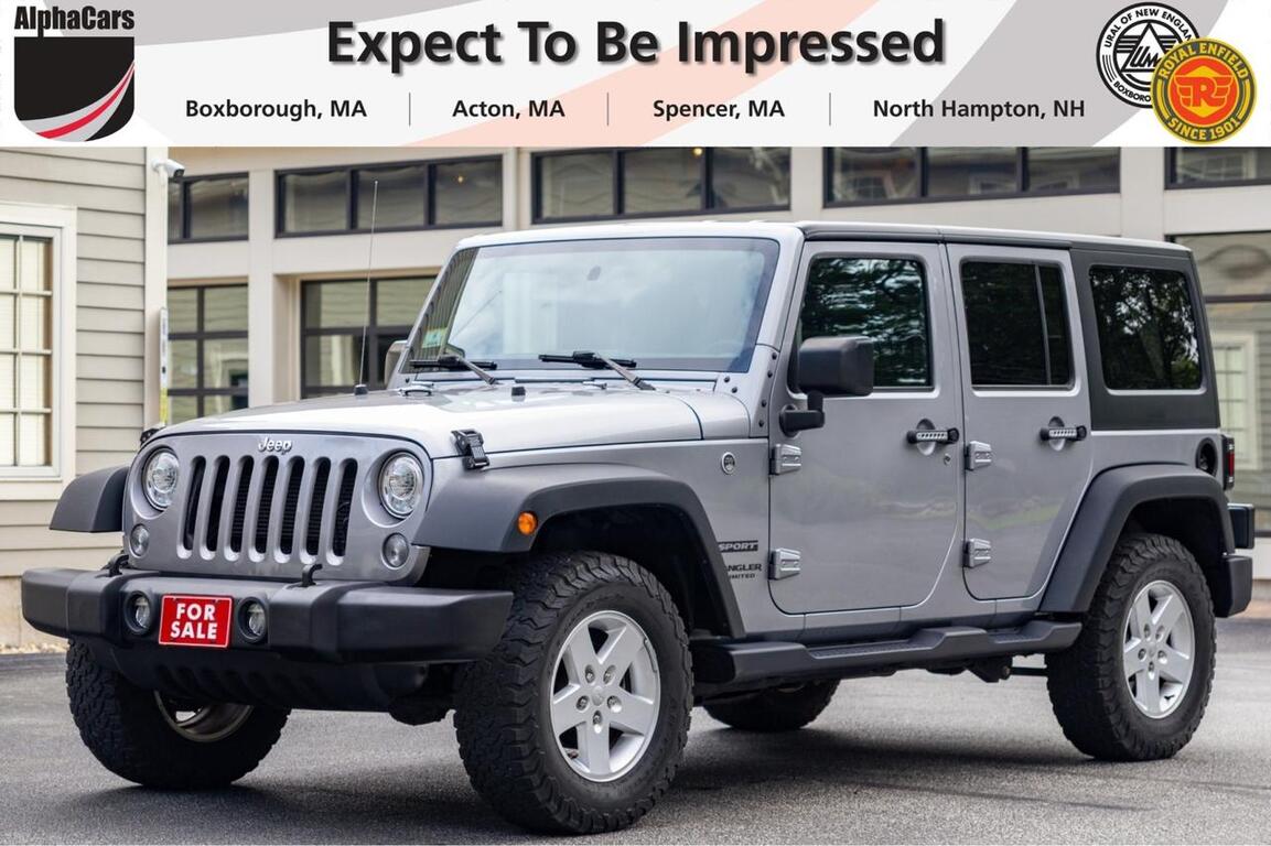 2017 Jeep Wrangler Unlimited Sport 4X4 Boston MA