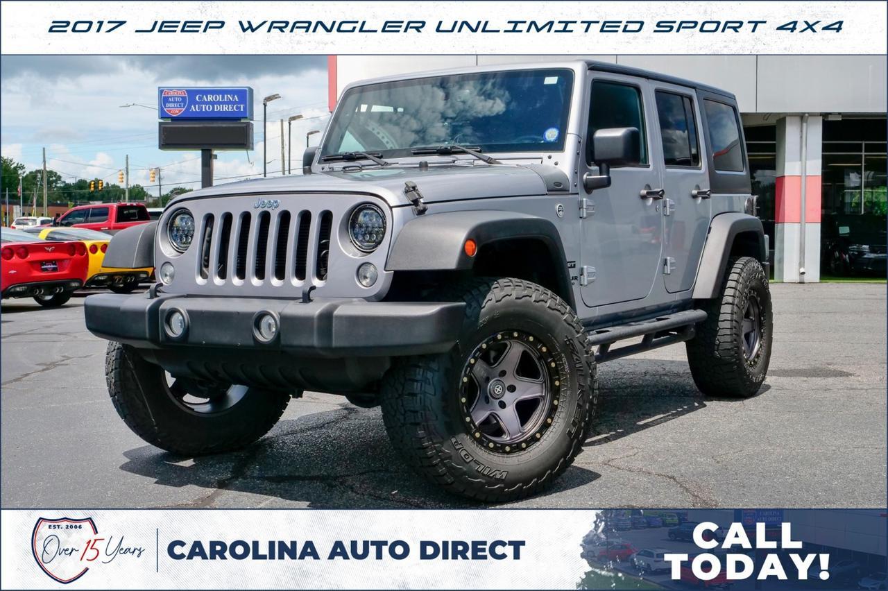 2017 Jeep Wrangler Unlimited Sport 4X4 / UPGRADES / Hard Top / Connectivity Group! Lincolnton NC