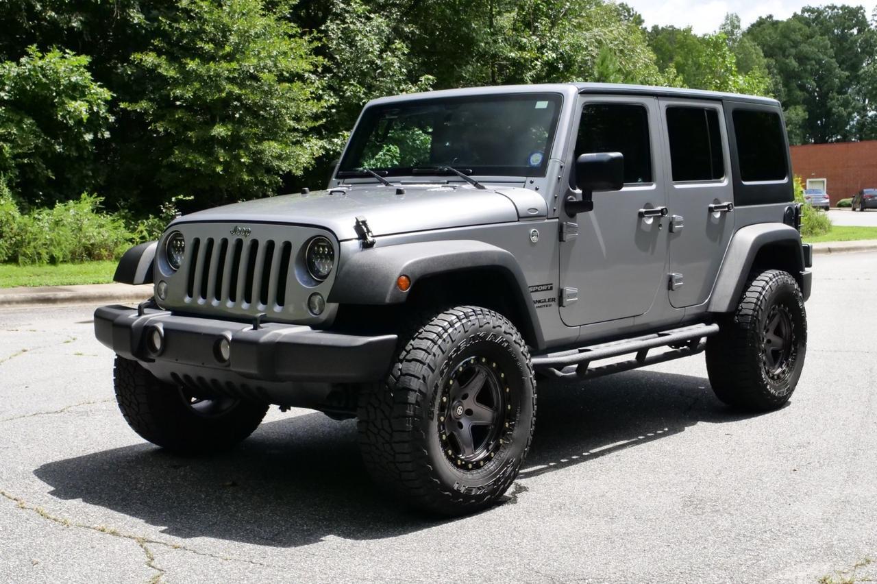 2017 Jeep Wrangler Unlimited Sport 4X4 / UPGRADES / Hard Top / Connectivity Group! Lincolnton NC