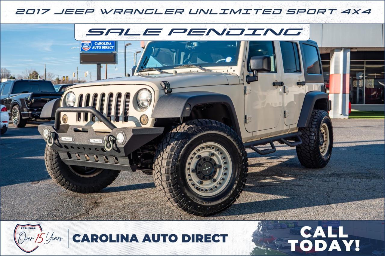 2017 Jeep Wrangler Unlimited Sport 4X4 / Wheels & Tires Upgrade / Alpine Audio!
