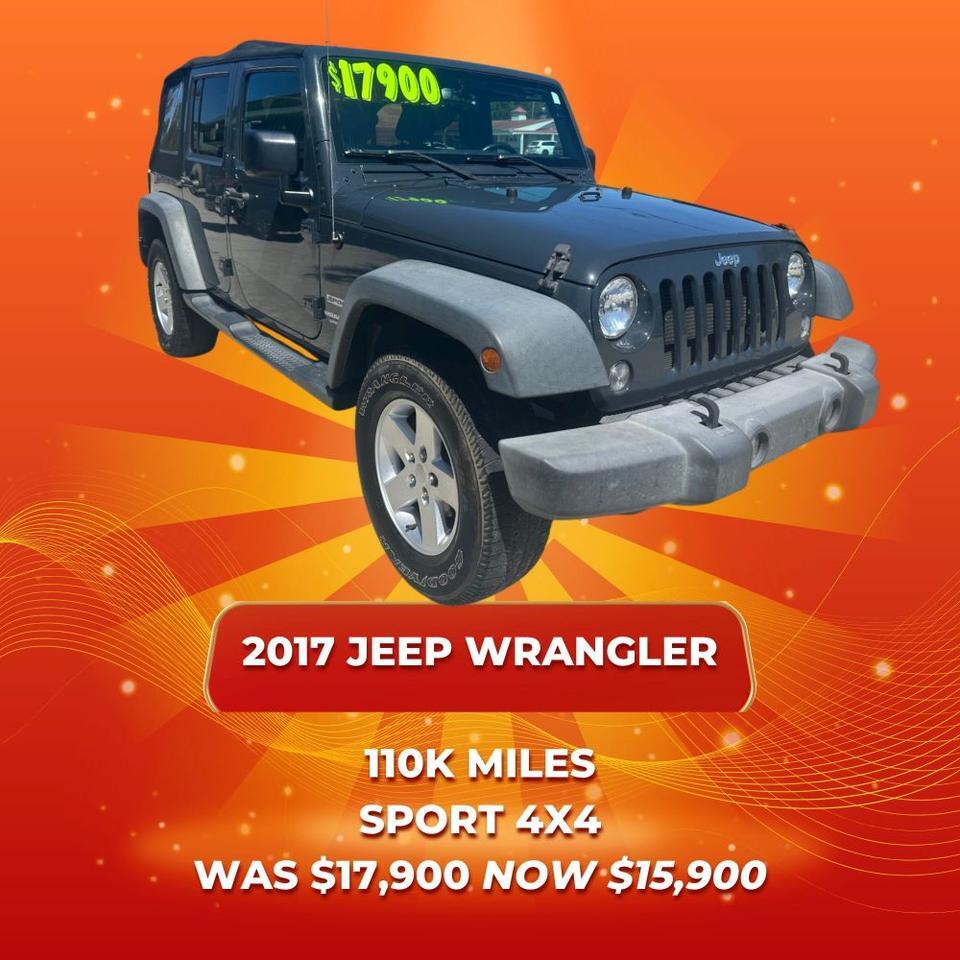 2017 Jeep Wrangler Unlimited Sport 4x4