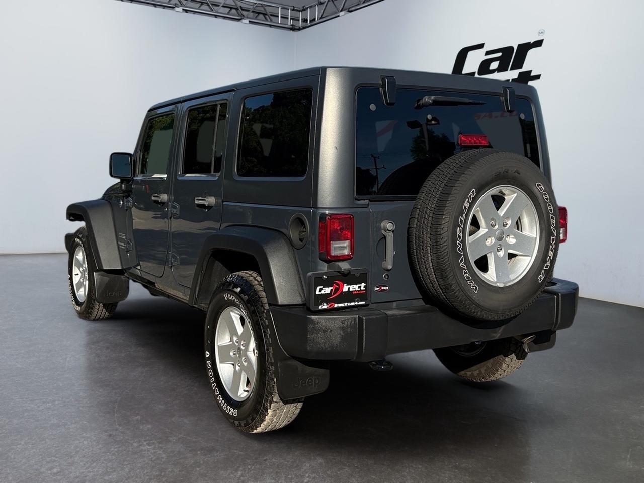 2017 Jeep Wrangler Unlimited Sport, HARD TOP, UCONNECT BLUETOOTH, POWER/HEATED MIRRORS, TOW PACKAGE, REMOTE KEYLESS ENTRY, TINTED GLASS, CLEAN CARFAX, THIS WRANGLER IS READY FOR ITS NEXT ADVENTURE! Virginia Beach VA