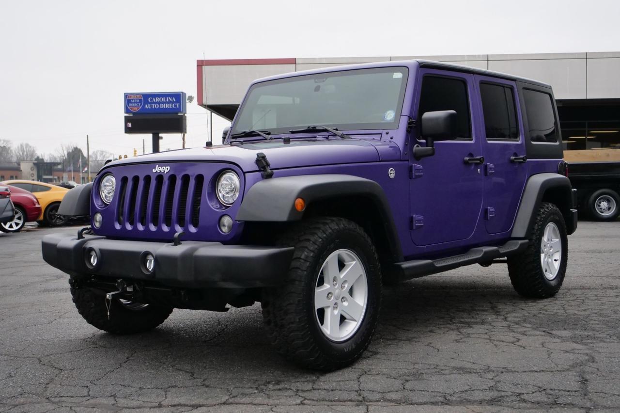 2017 Jeep Wrangler Unlimited Sport S 4X4 / Leather / Premium Audio / Hard Top! Lincolnton NC