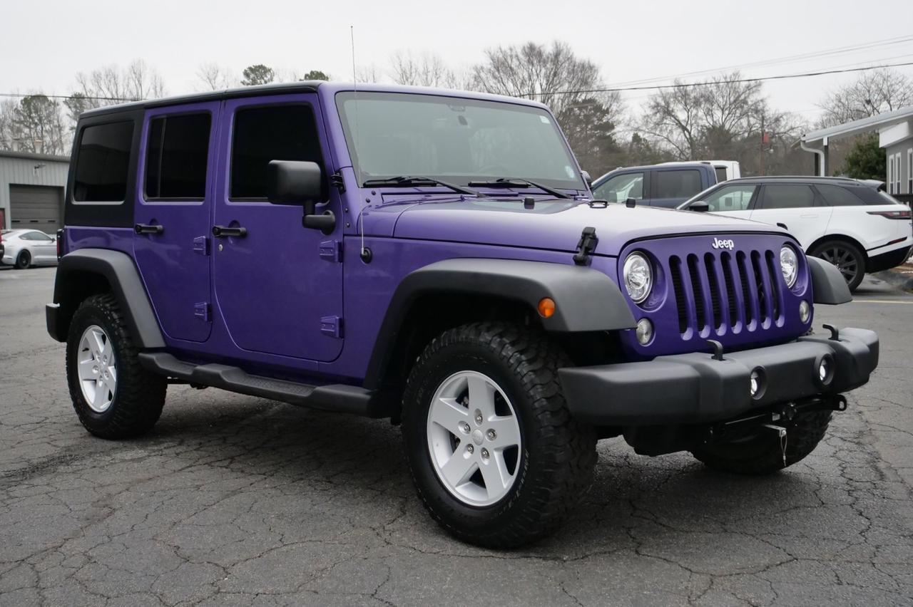 2017 Jeep Wrangler Unlimited Sport S 4X4 / Leather / Premium Audio / Hard Top! Lincolnton NC