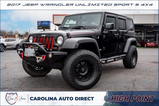 2017 Jeep Wrangler Unlimited Sport S 4X4 / UPGRADES / Hard Top / V6!