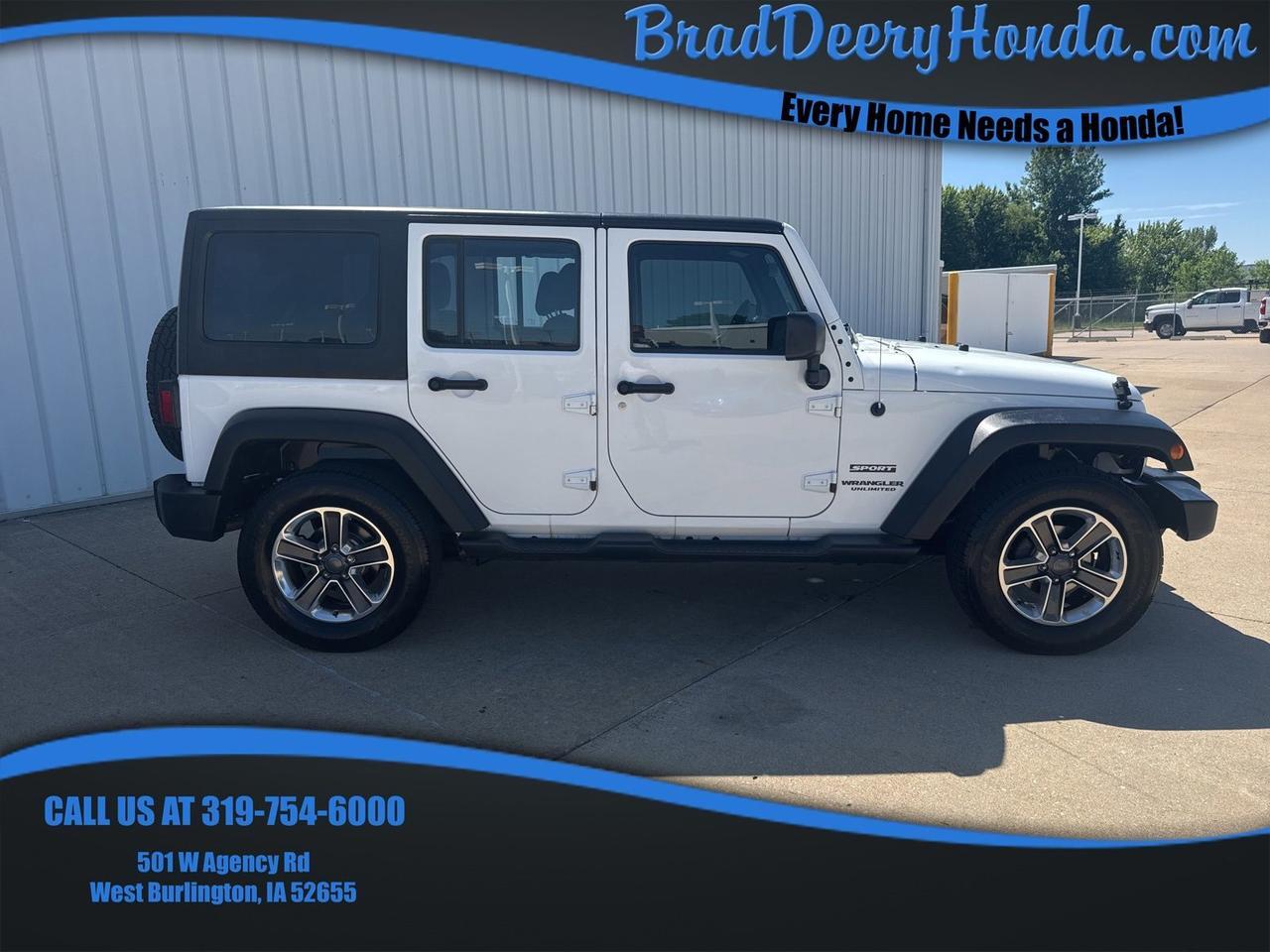 2017 Jeep Wrangler Unlimited Sport