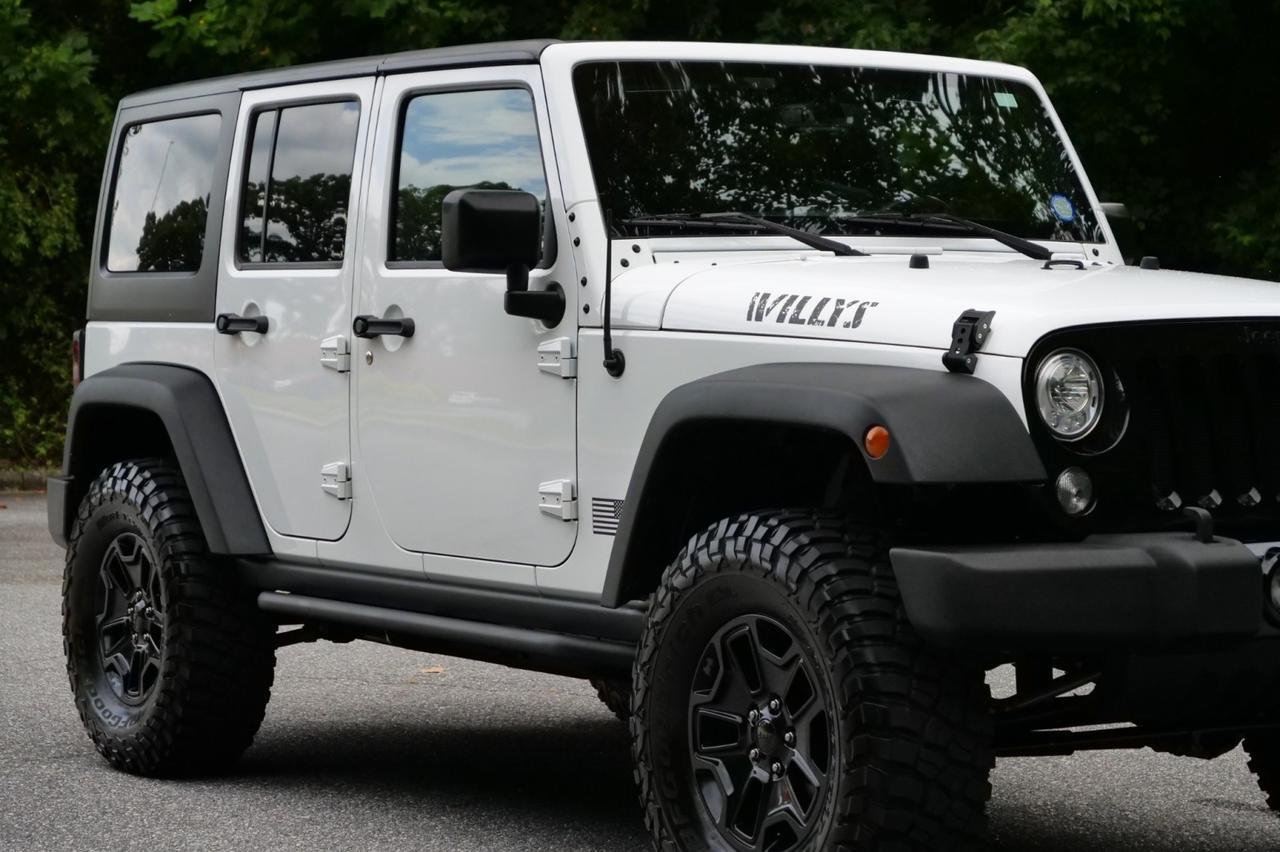 2017 Jeep Wrangler Unlimited Willys Wheeler 4x4 / LED Lighting / Hard Top / Manual! Lincolnton NC