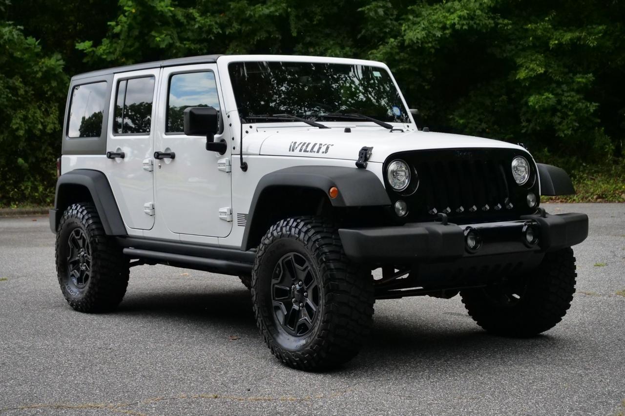 2017 Jeep Wrangler Unlimited Willys Wheeler 4x4 / LED Lighting / Hard Top / Manual! Lincolnton NC