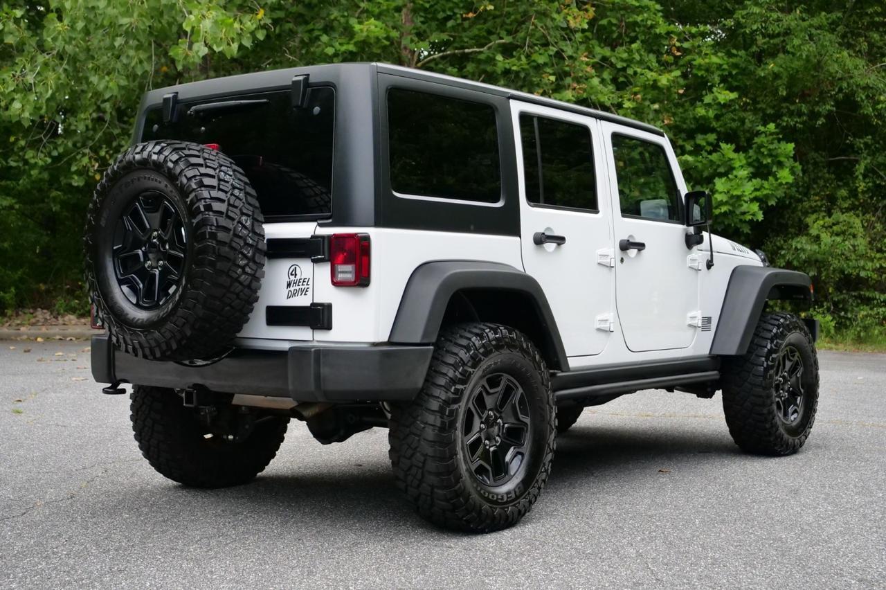 2017 Jeep Wrangler Unlimited Willys Wheeler 4x4 / LED Lighting / Hard Top / Manual! Lincolnton NC