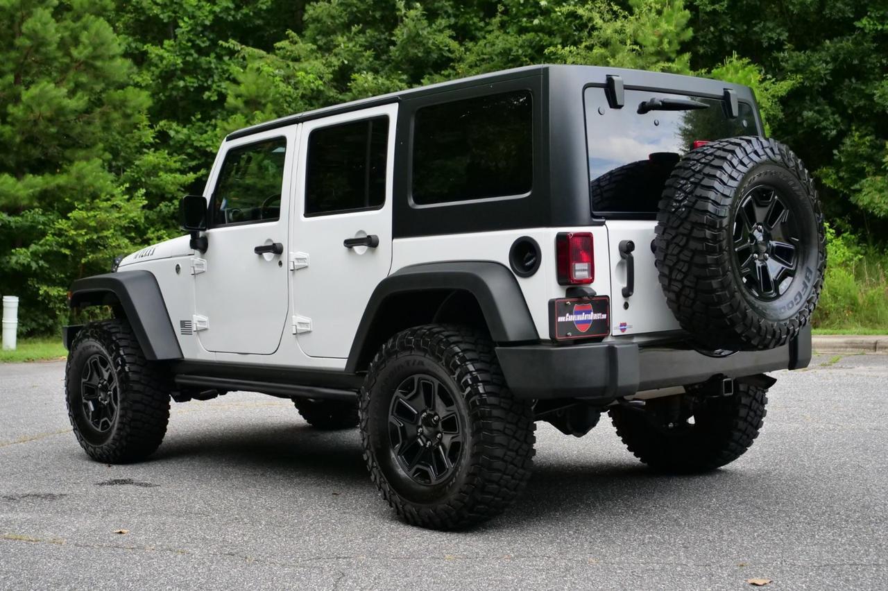 2017 Jeep Wrangler Unlimited Willys Wheeler 4x4 / LED Lighting / Hard Top / Manual! Lincolnton NC