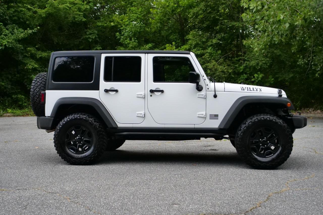 2017 Jeep Wrangler Unlimited Willys Wheeler 4x4 / LED Lighting / Hard Top / Manual! Lincolnton NC
