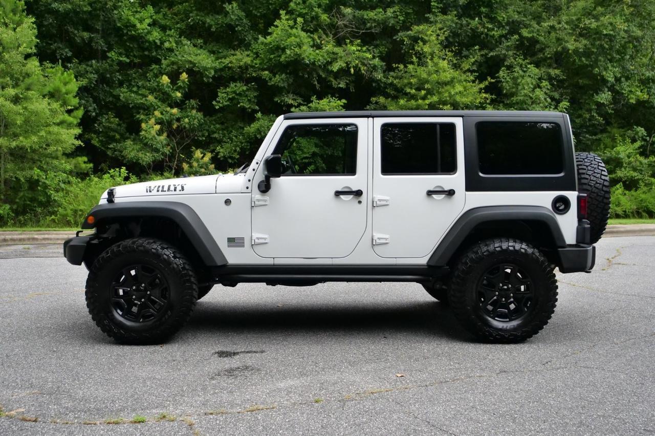 2017 Jeep Wrangler Unlimited Willys Wheeler 4x4 / LED Lighting / Hard Top / Manual! Lincolnton NC