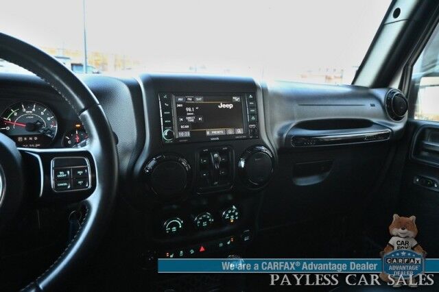 2017 Jeep Wrangler Unlimited Winter Edition / 4X4 / Auto Start / Heated Leather Trimmed Seats / Navigation / Alpine Speakers / 3-Piece Hard Top / Bluetooth / USB & Aux Input / Power Windows, Mirrors, & Locks / Block Heater / Tow Pkg Wasilla AK