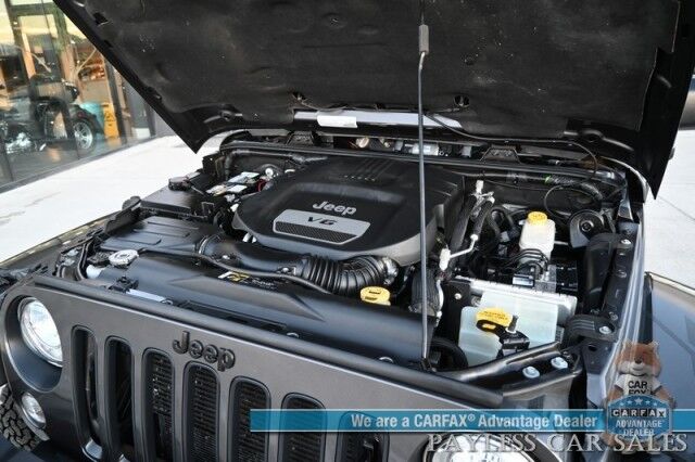 2017 Jeep Wrangler Unlimited Winter Edition / 4X4 / Auto Start / Heated Leather Trimmed Seats / Navigation / Alpine Speakers / 3-Piece Hard Top / Bluetooth / USB & Aux Input / Power Windows, Mirrors, & Locks / Block Heater / Tow Pkg Anchorage AK