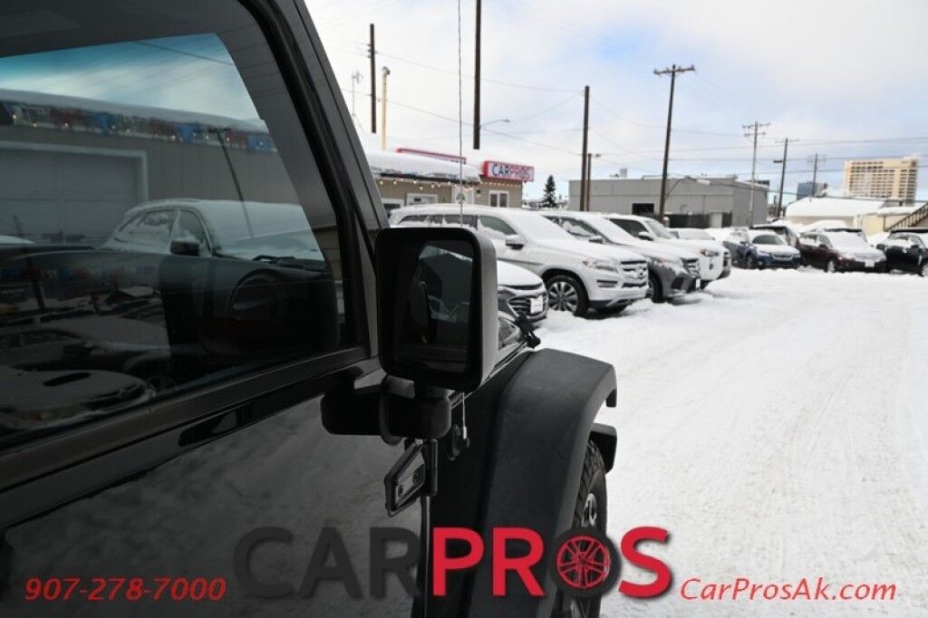 2017 Jeep Wrangler Willys Wheeler Edition - 4X4 - 3.6L V6 - 6 Spd Manual - Power Door Locks, Windows & Mirrors - Keyless Entry - Tinted Windows - 3 piece Hard Top - LED Lighting - Tow Package - Only 65K Miles Anchorage AK