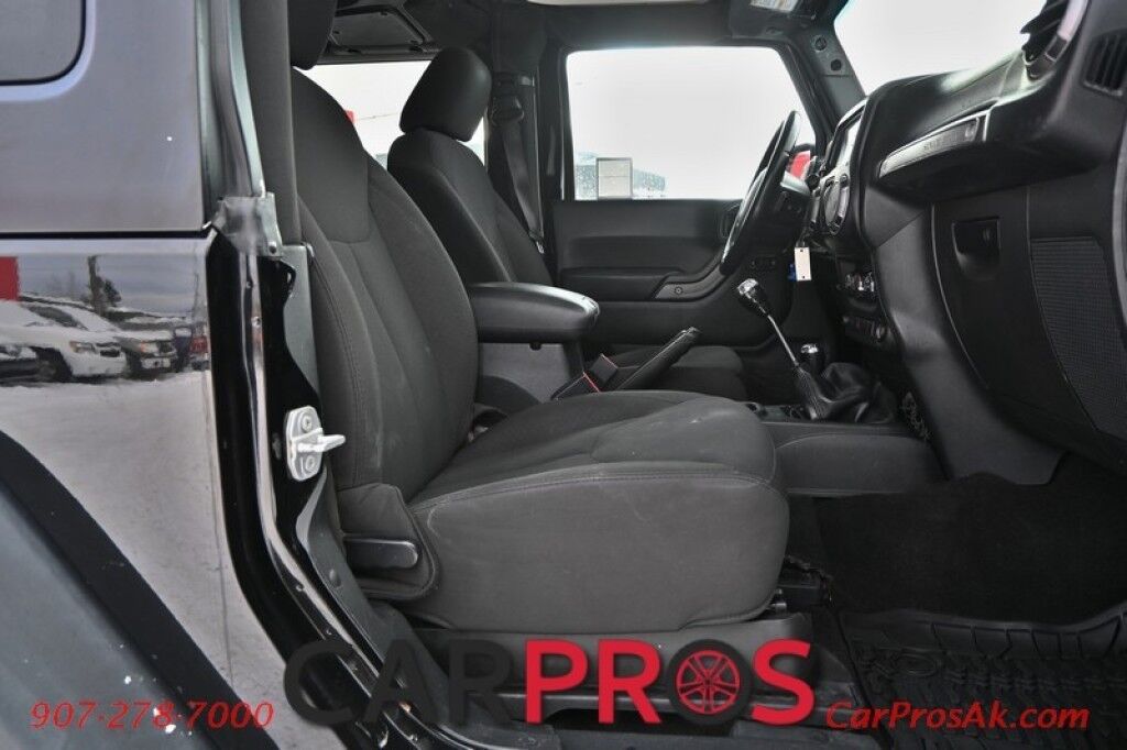 2017 Jeep Wrangler Willys Wheeler Edition - 4X4 - 3.6L V6 - 6 Spd Manual - Power Door Locks, Windows & Mirrors - Keyless Entry - Tinted Windows - 3 piece Hard Top - LED Lighting - Tow Package - Only 65K Miles Anchorage AK