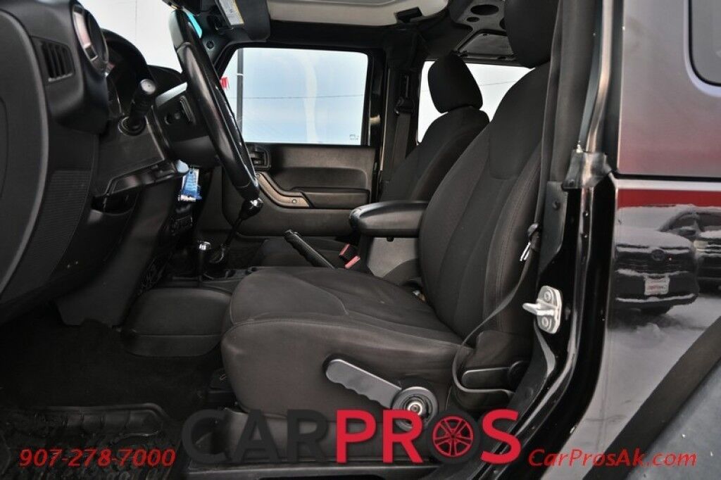 2017 Jeep Wrangler Willys Wheeler Edition - 4X4 - 3.6L V6 - 6 Spd Manual - Power Door Locks, Windows & Mirrors - Keyless Entry - Tinted Windows - 3 piece Hard Top - LED Lighting - Tow Package - Only 65K Miles Anchorage AK