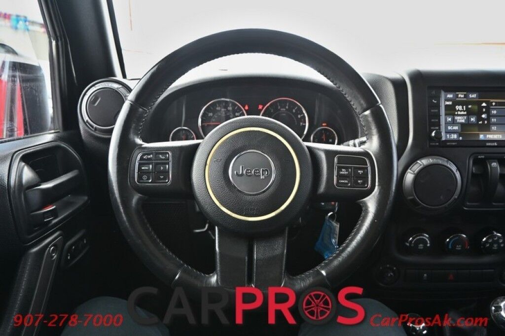 2017 Jeep Wrangler Willys Wheeler Edition - 4X4 - 3.6L V6 - 6 Spd Manual - Power Door Locks, Windows & Mirrors - Keyless Entry - Tinted Windows - 3 piece Hard Top - LED Lighting - Tow Package - Only 65K Miles Anchorage AK