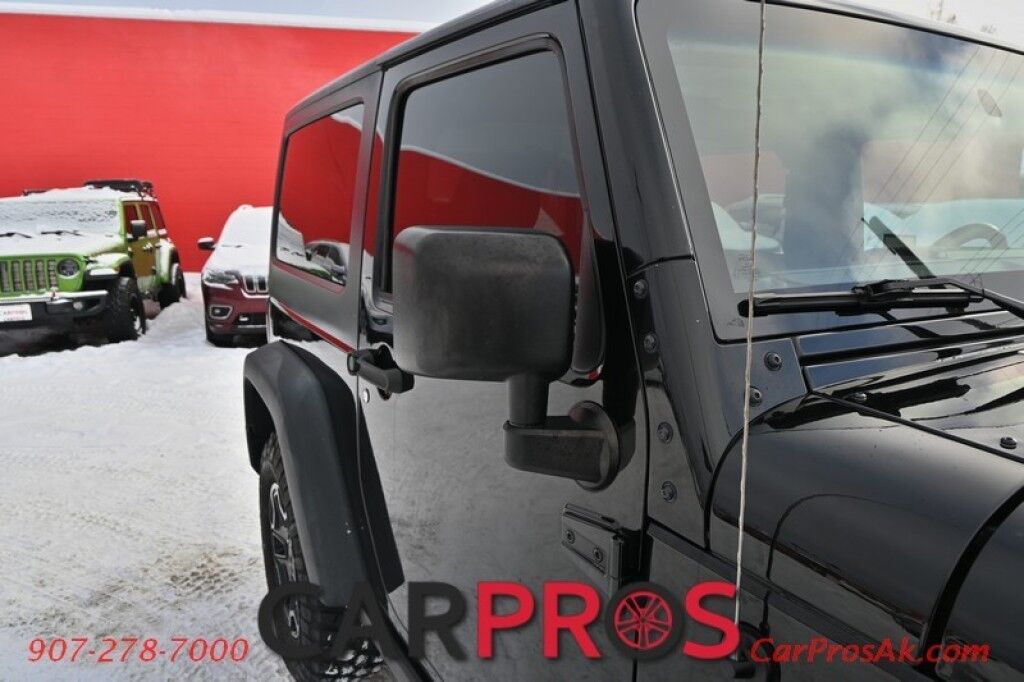 2017 Jeep Wrangler Willys Wheeler Edition - 4X4 - 3.6L V6 - 6 Spd Manual - Power Door Locks, Windows & Mirrors - Keyless Entry - Tinted Windows - 3 piece Hard Top - LED Lighting - Tow Package - Only 65K Miles Anchorage AK