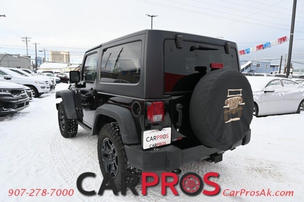 2017 Jeep Wrangler Willys Wheeler Edition - 4X4 - 3.6L V6 - 6 Spd Manual - Power Door Locks, Windows & Mirrors - Keyless Entry - Tinted Windows - 3 piece Hard Top - LED Lighting - Tow Package - Only 65K Miles Anchorage AK