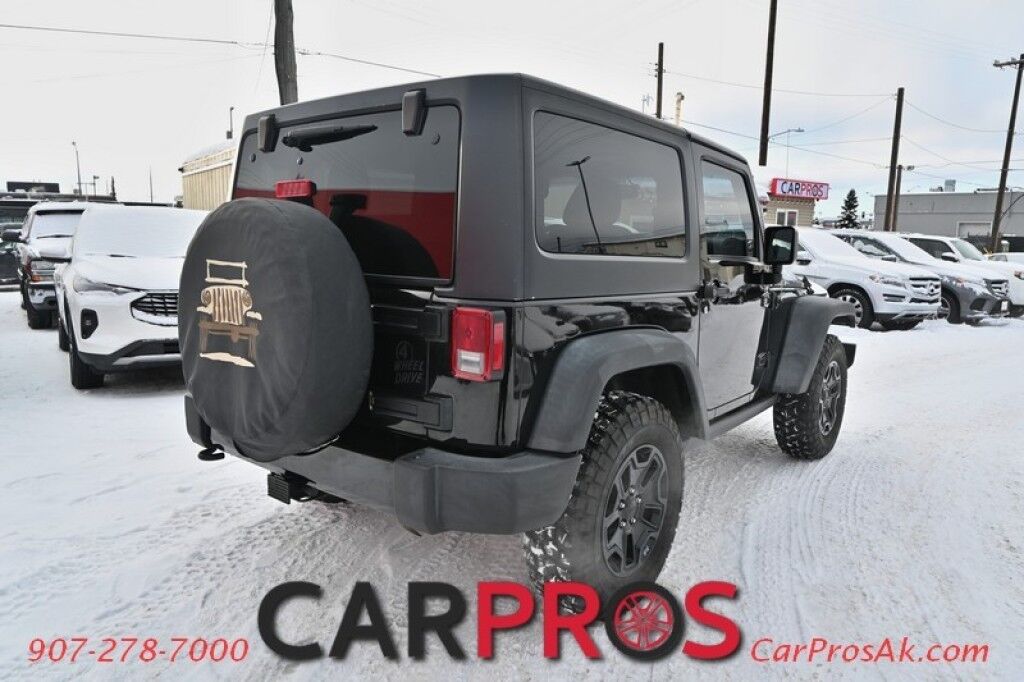 2017 Jeep Wrangler Willys Wheeler Edition - 4X4 - 3.6L V6 - 6 Spd Manual - Power Door Locks, Windows & Mirrors - Keyless Entry - Tinted Windows - 3 piece Hard Top - LED Lighting - Tow Package - Only 65K Miles Anchorage AK