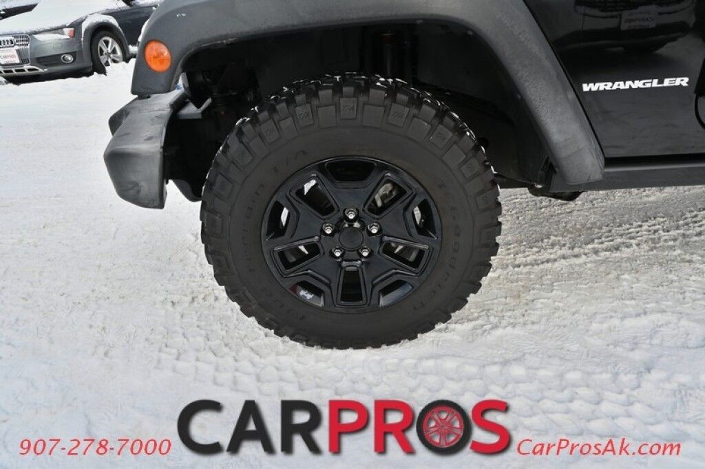 2017 Jeep Wrangler Willys Wheeler Edition - 4X4 - 3.6L V6 - 6 Spd Manual - Power Door Locks, Windows & Mirrors - Keyless Entry - Tinted Windows - 3 piece Hard Top - LED Lighting - Tow Package - Only 65K Miles Anchorage AK