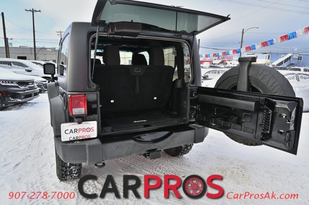 2017 Jeep Wrangler Willys Wheeler Edition - 4X4 - 3.6L V6 - 6 Spd Manual - Power Door Locks, Windows & Mirrors - Keyless Entry - Tinted Windows - 3 piece Hard Top - LED Lighting - Tow Package - Only 65K Miles Anchorage AK