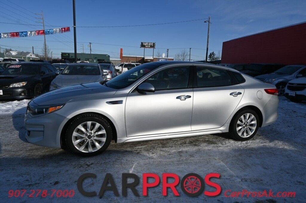 2017 Kia Optima EX - Premium Pkg - Heated & Cooled Leather Seats - Heated Steering Wheel -Navigation - Panoramic Sunroof - Blind Sport Assist & Rear Cross Traffic Alert - Push to Start - Bluetooth - Backup Camera Anchorage AK