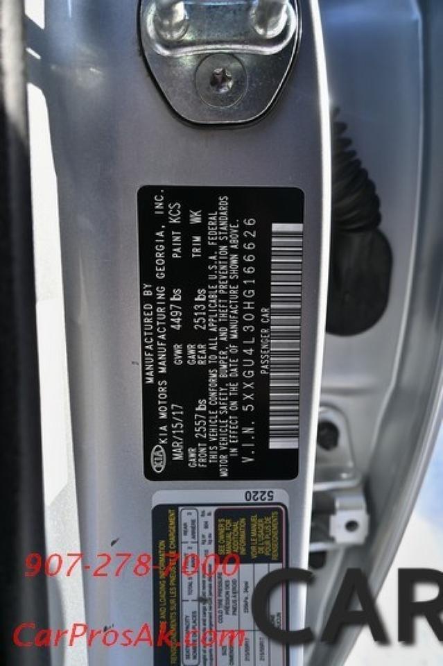 2017 Kia Optima EX - Premium Pkg - Heated & Cooled Leather Seats - Heated Steering Wheel -Navigation - Panoramic Sunroof - Blind Sport Assist & Rear Cross Traffic Alert - Push to Start - Bluetooth - Backup Camera Anchorage AK