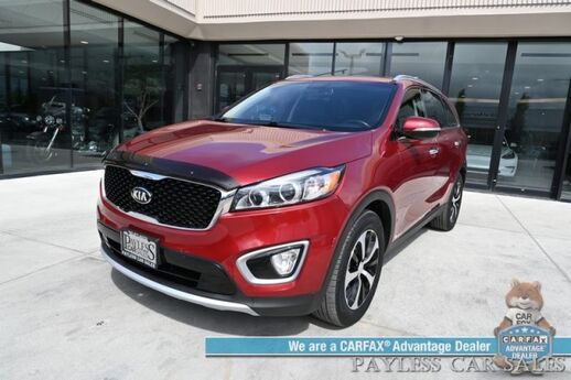 2017 Kia Sorento EX / AWD / Auto Start / Power & Heated Leather Seats / Blind Spot Alert / 3rd Row / Seats 7 / Apple CarPlay & Android Auto/ AUX & USB Input / Back Up Camera / Rear Parking Aid / Tow Pkg / 25 MPG / 1-Owner Anchorage AK