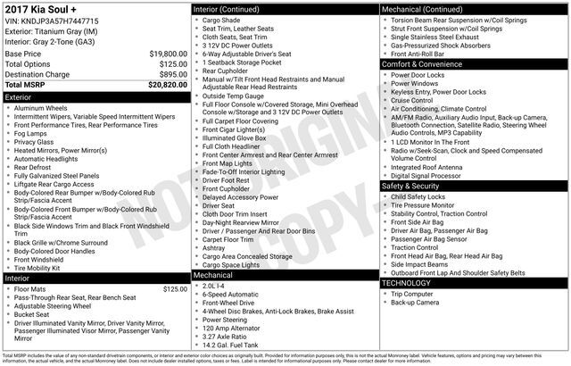2017 Kia Soul Plus Raleigh NC