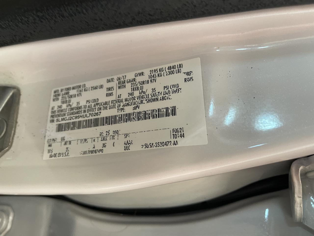 2017 LINCOLN MKC SELECT Kansas City MO