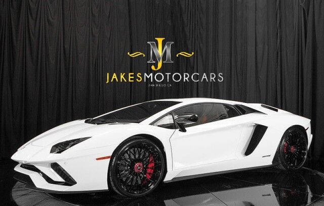 2017 Lamborghini Aventador S Coupe ($474,555 MSRP) *ONLY 3100 MILES*