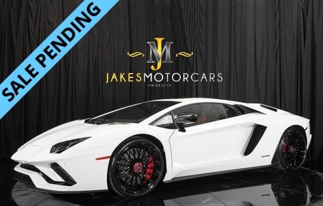 2017 Lamborghini Aventador S Coupe ($474,555 MSRP) *ONLY 3100 MILES*