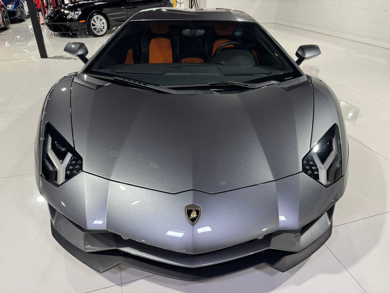 2017 Lamborghini Aventador S Grigio Estoque paint, leather/alcantara interior, Sensonum audio, signed by Stephan Winkelmann!! Fort Lauderdale FL