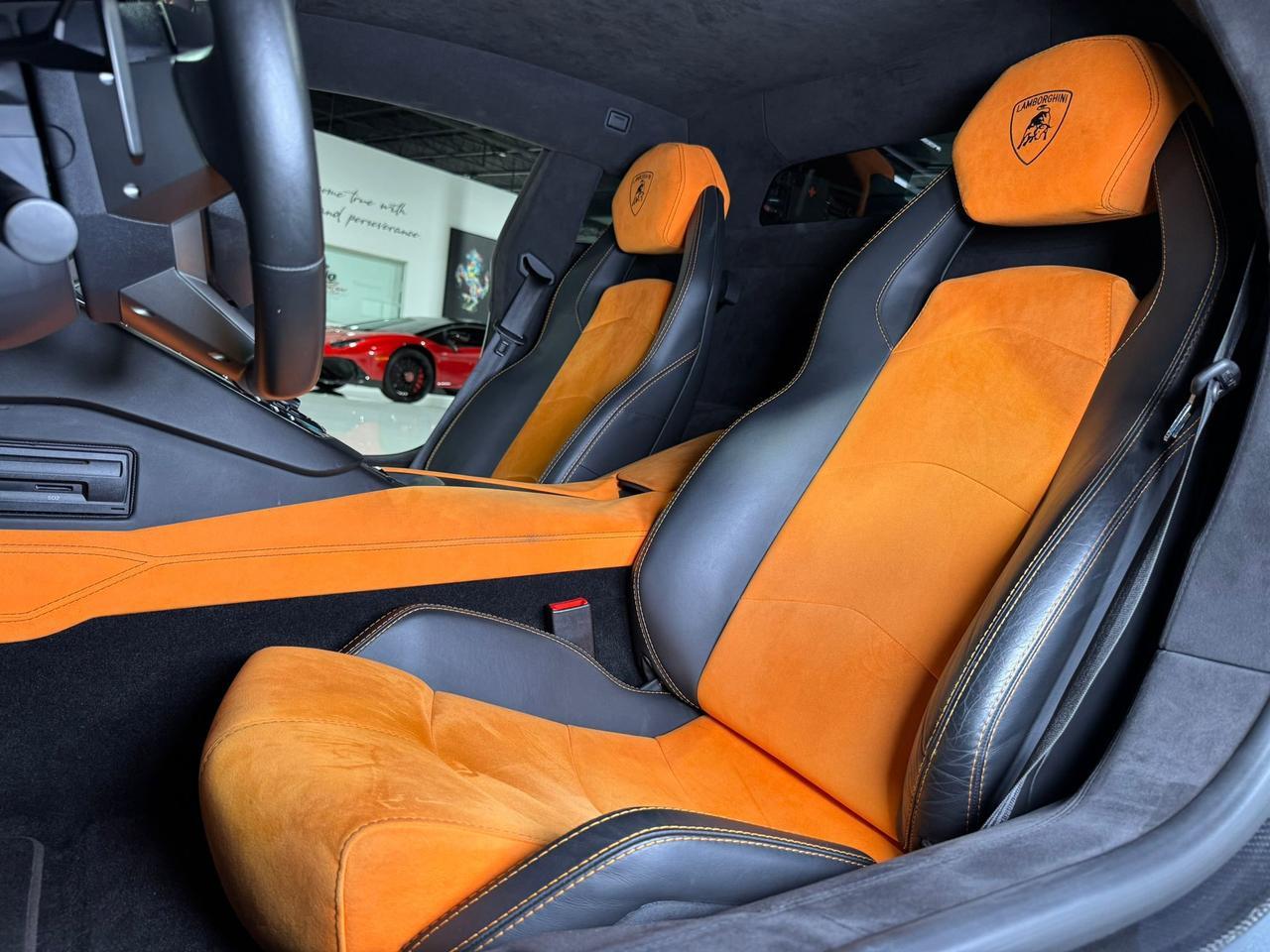 2017 Lamborghini Aventador S Grigio Estoque paint, leather/alcantara interior, Sensonum audio, signed by Stephan Winkelmann!! Fort Lauderdale FL