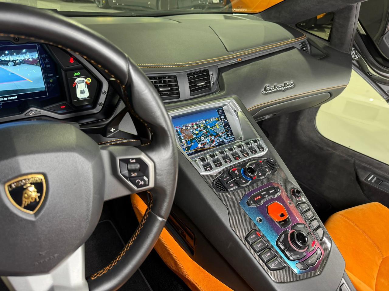 2017 Lamborghini Aventador S Grigio Estoque paint, leather/alcantara interior, Sensonum audio, signed by Stephan Winkelmann!! Fort Lauderdale FL