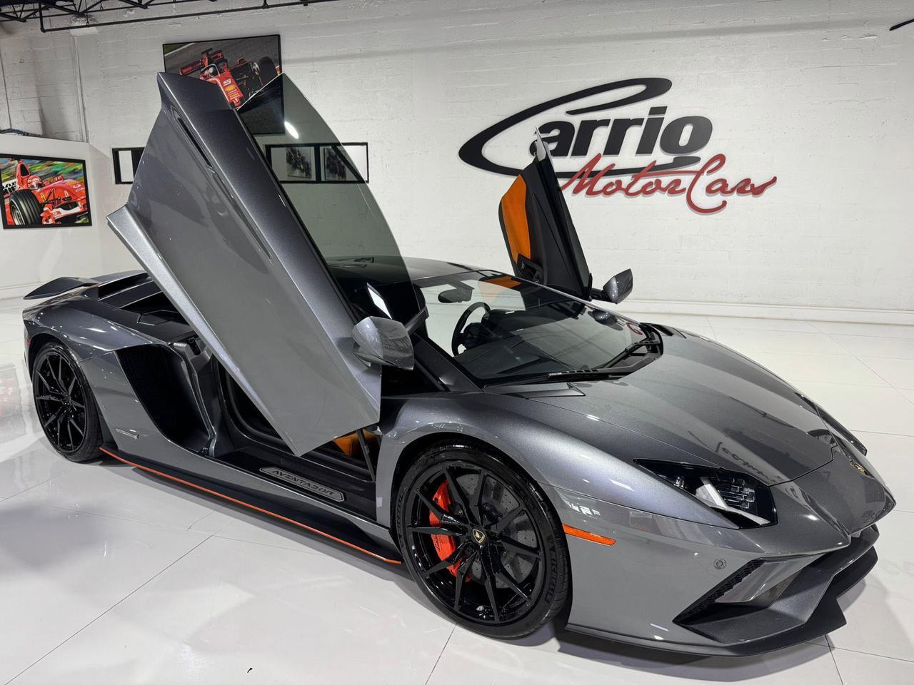 2017 Lamborghini Aventador S Grigio Estoque paint, leather/alcantara interior, Sensonum audio, signed by Stephan Winkelmann!! Fort Lauderdale FL