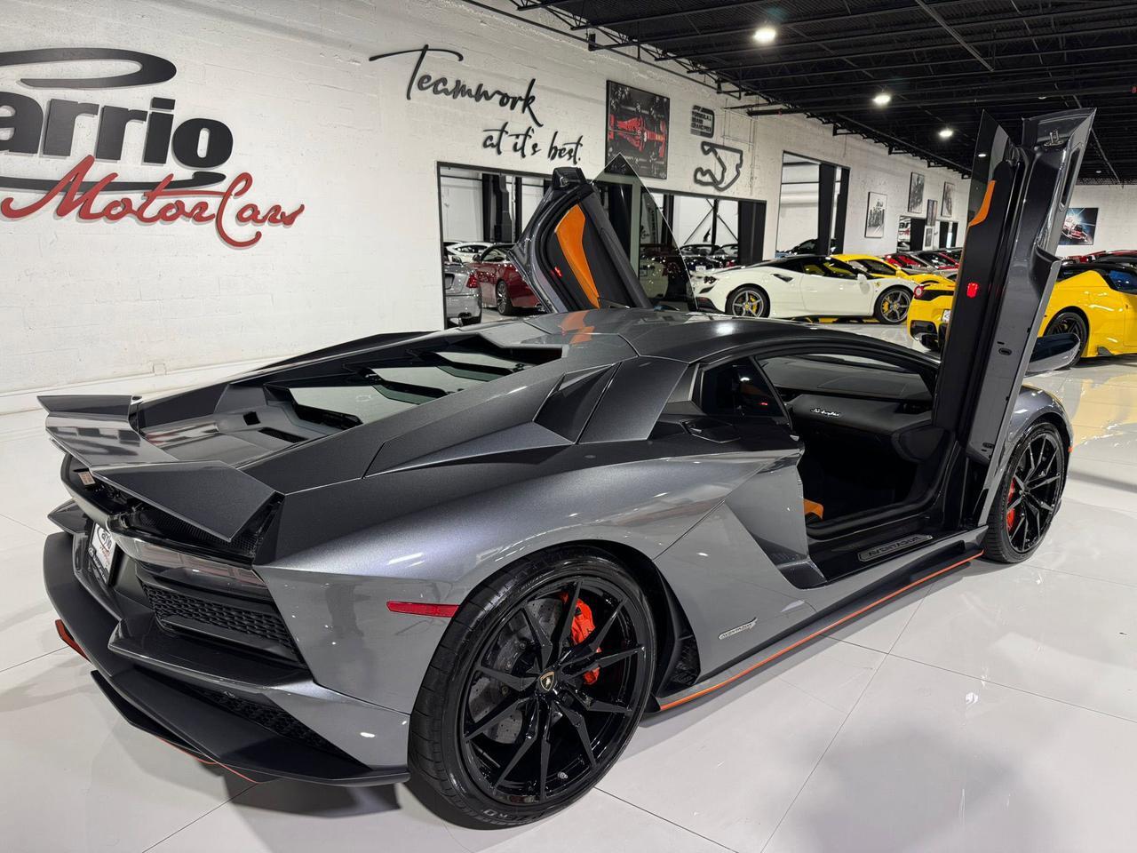 2017 Lamborghini Aventador S Grigio Estoque paint, leather/alcantara interior, Sensonum audio, signed by Stephan Winkelmann!! Fort Lauderdale FL