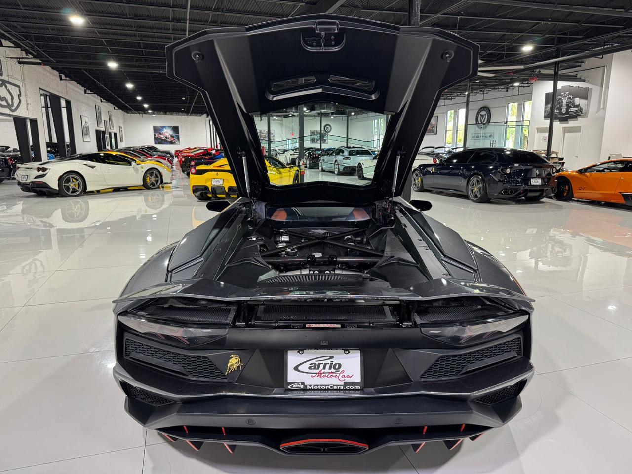 2017 Lamborghini Aventador S Grigio Estoque paint, leather/alcantara interior, Sensonum audio, signed by Stephan Winkelmann!! Fort Lauderdale FL