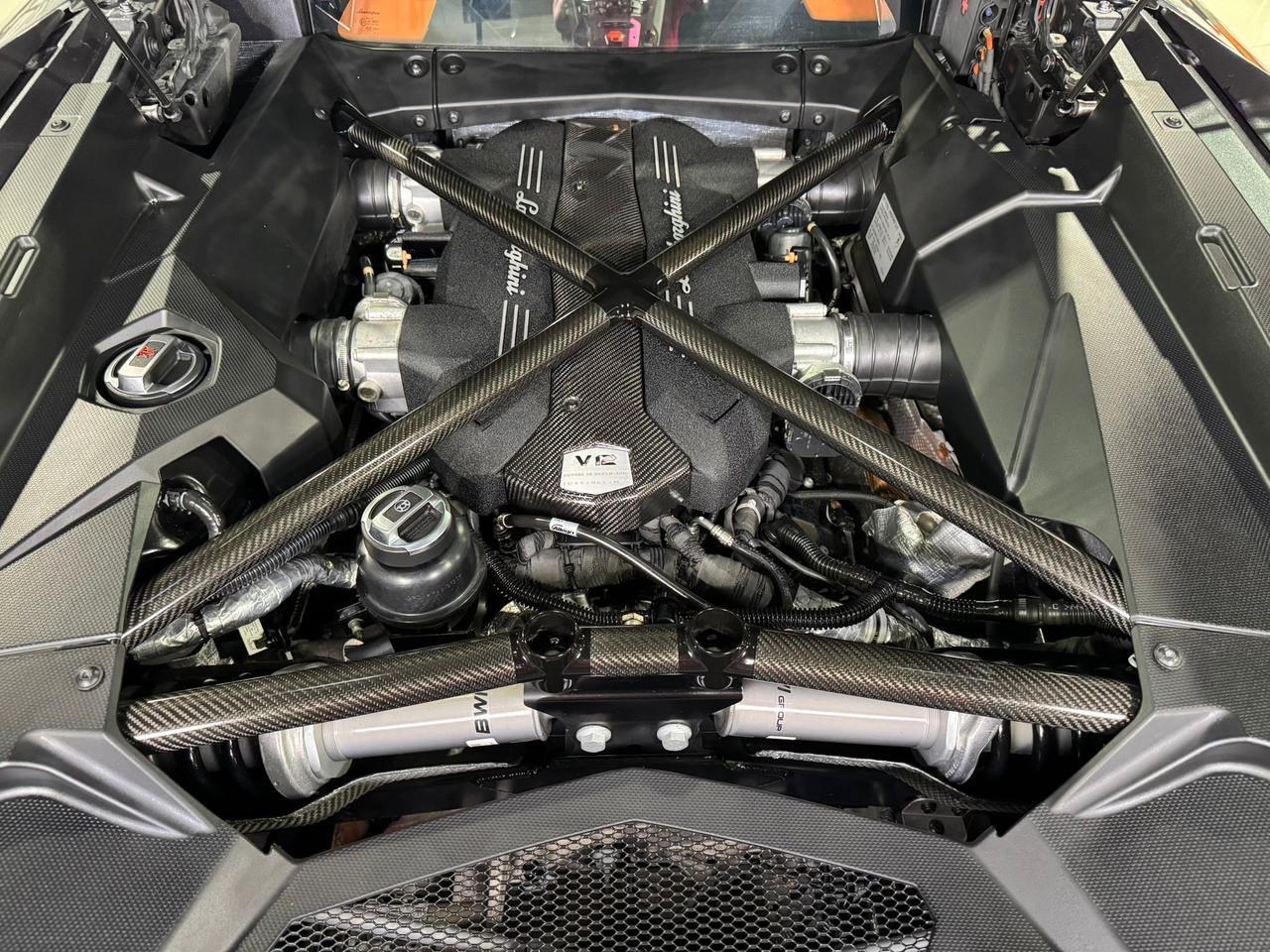 2017 Lamborghini Aventador S Grigio Estoque paint, leather/alcantara interior, Sensonum audio, signed by Stephan Winkelmann!! Fort Lauderdale FL