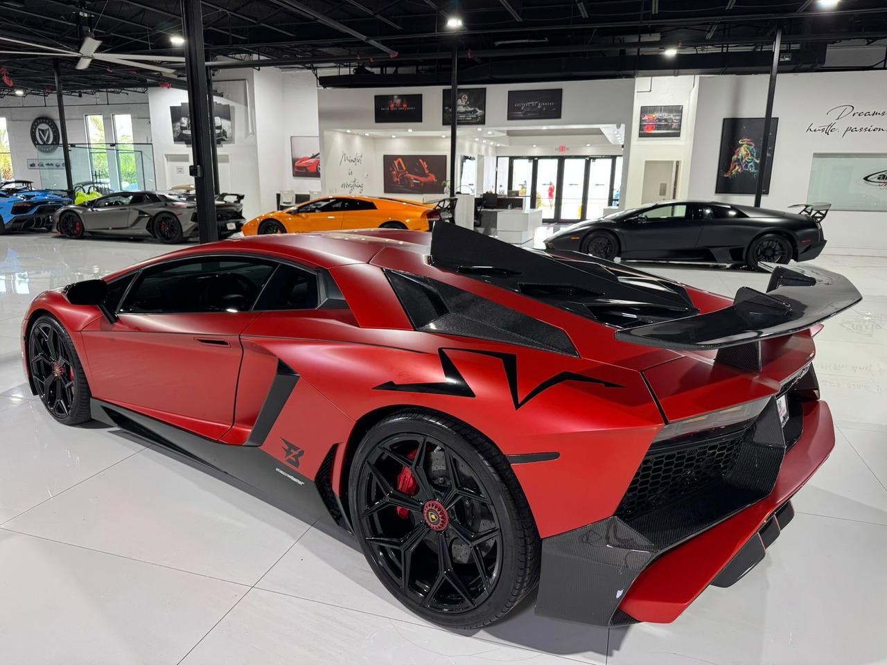 2017 Lamborghini Aventador S SV TRIBUTE!! carbon roof scoop, SVJ centerlock wheels, rear-wheel steering, carbon galore & MORE!! Fort Lauderdale FL