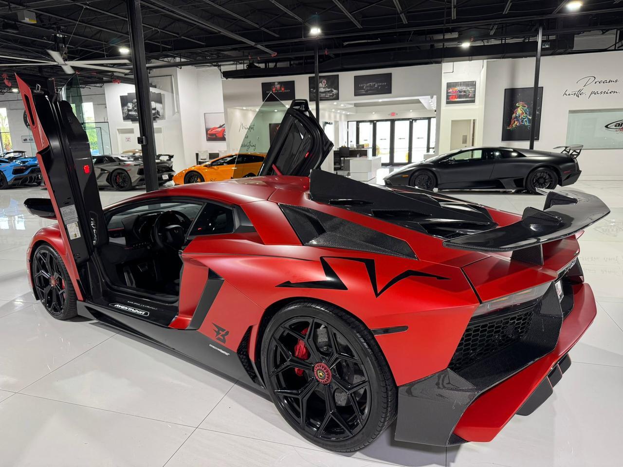2017 Lamborghini Aventador S SV TRIBUTE!! carbon roof scoop, SVJ centerlock wheels, rear-wheel steering, carbon galore & MORE!! Fort Lauderdale FL