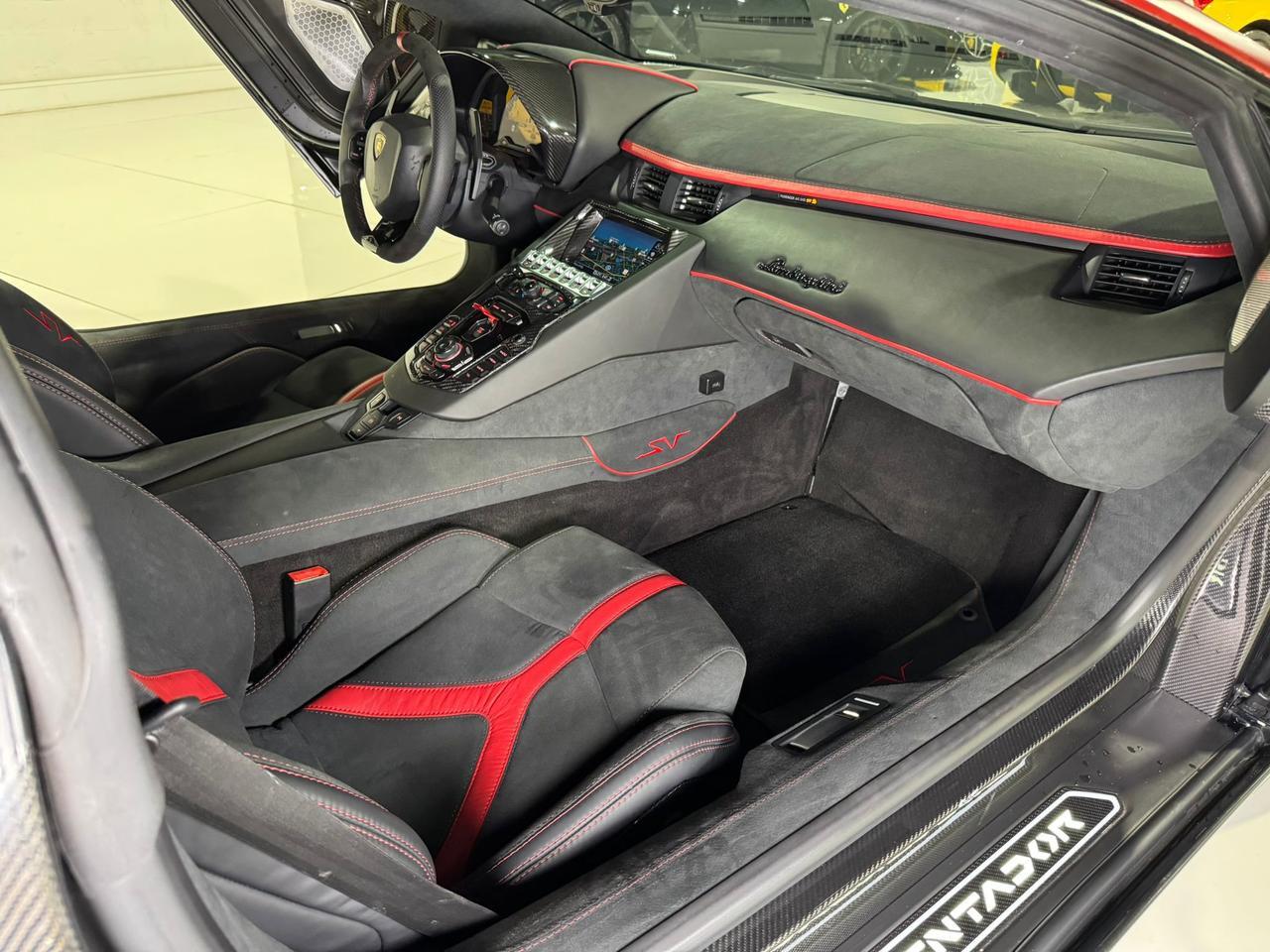 2017 Lamborghini Aventador S SV TRIBUTE!! carbon roof scoop, SVJ centerlock wheels, rear-wheel steering, carbon galore & MORE!! Fort Lauderdale FL