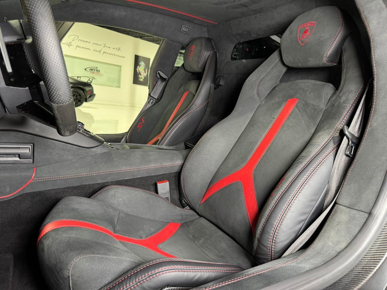 2017 Lamborghini Aventador S SV TRIBUTE!! carbon roof scoop, SVJ centerlock wheels, rear-wheel steering, carbon galore & MORE!! Fort Lauderdale FL