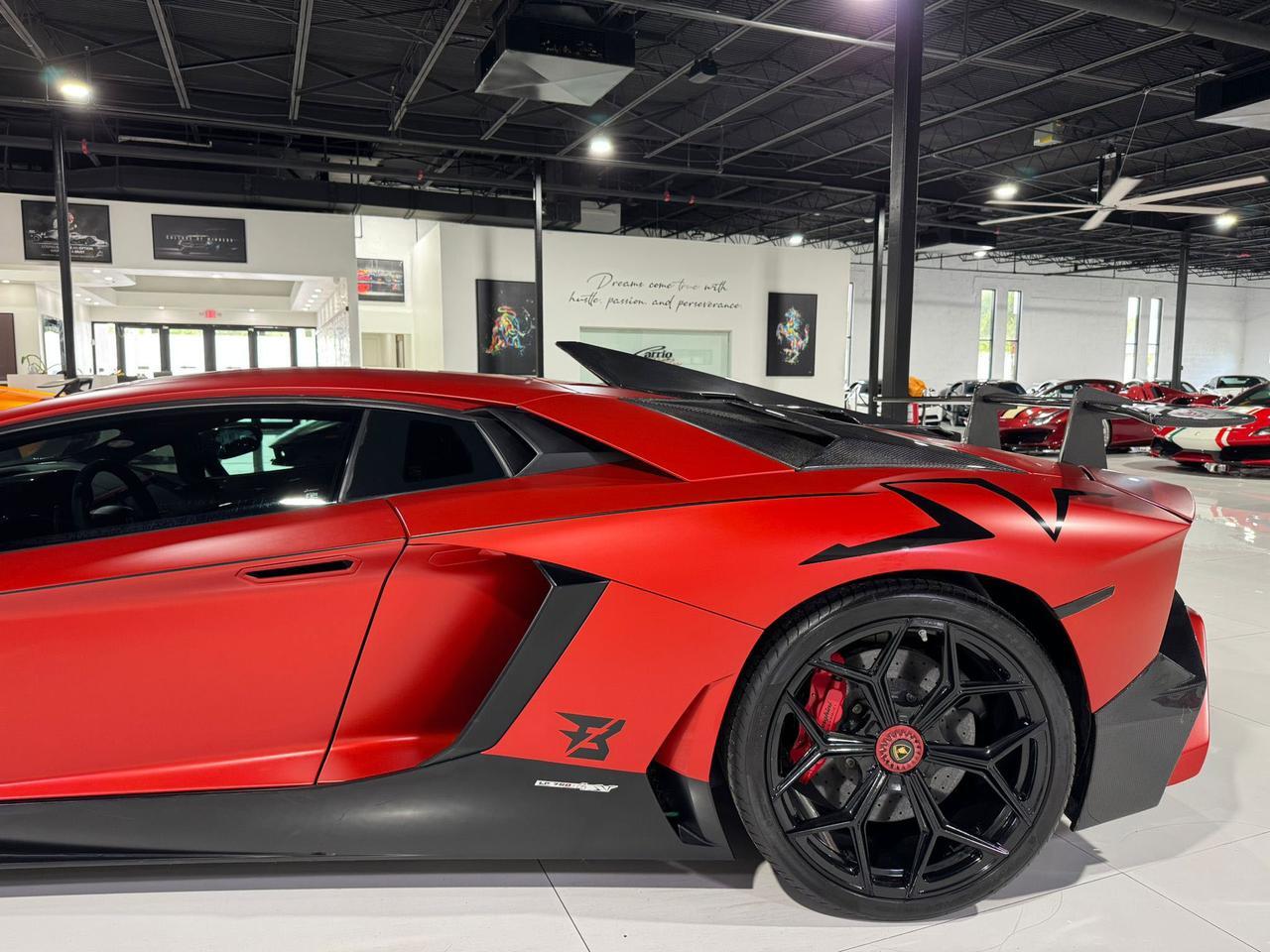 2017 Lamborghini Aventador S SV TRIBUTE!! carbon roof scoop, SVJ centerlock wheels, rear-wheel steering, carbon galore & MORE!! Fort Lauderdale FL