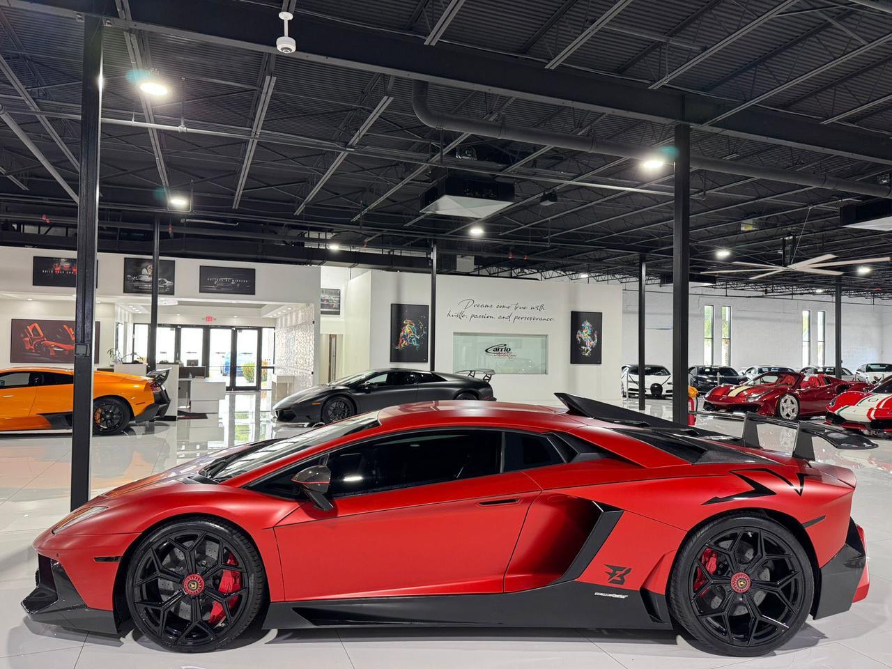 2017 Lamborghini Aventador S SV TRIBUTE!! carbon roof scoop, SVJ centerlock wheels, rear-wheel steering, carbon galore & MORE!! Fort Lauderdale FL