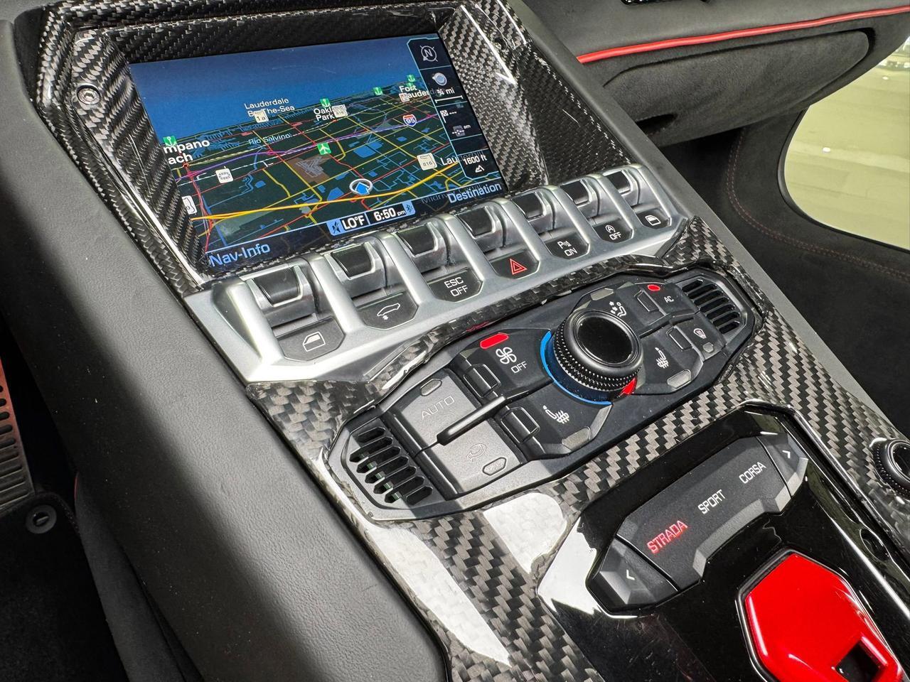 2017 Lamborghini Aventador S SV TRIBUTE!! carbon roof scoop, SVJ centerlock wheels, rear-wheel steering, carbon galore & MORE!! Fort Lauderdale FL