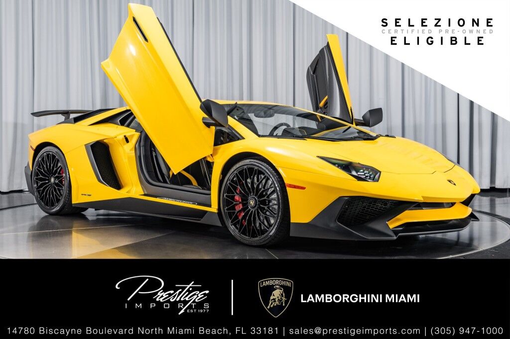 2017 Lamborghini Aventador SV North Miami Beach FL 57789204