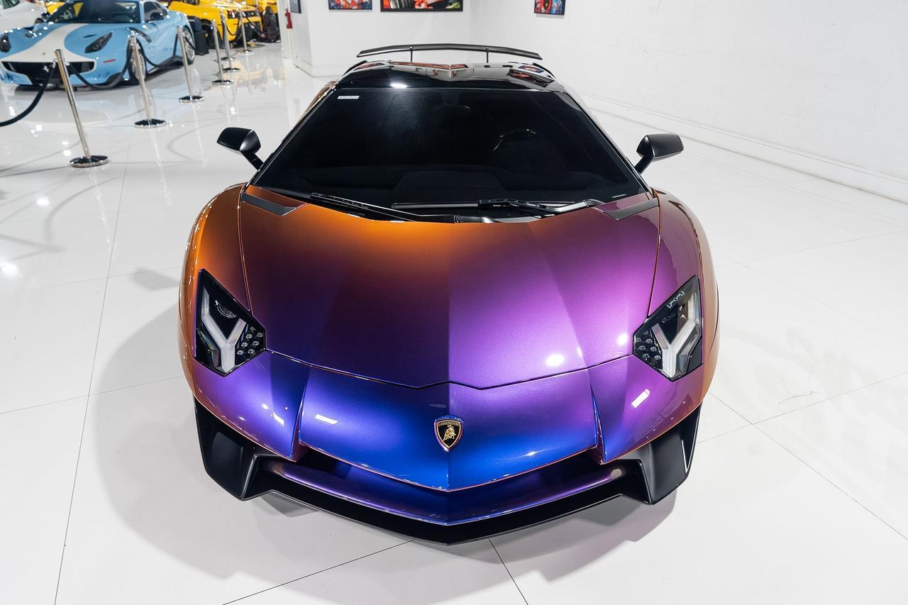 2017 Lamborghini Aventador SV Roadster ONE-OF-ONE! Ad Personam Blu Lial paint, Nero Ade interior, carbon galore AND MUCH MORE!! Fort Lauderdale FL